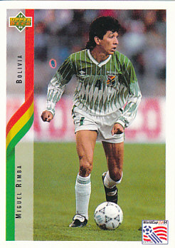 Miguel Rimba Bolivia Upper Deck World Cup 1994 Eng/Ita #183